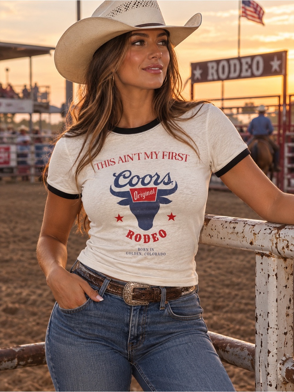 💕3/$25💕 Coors Rodeo T-Shirt 🤠